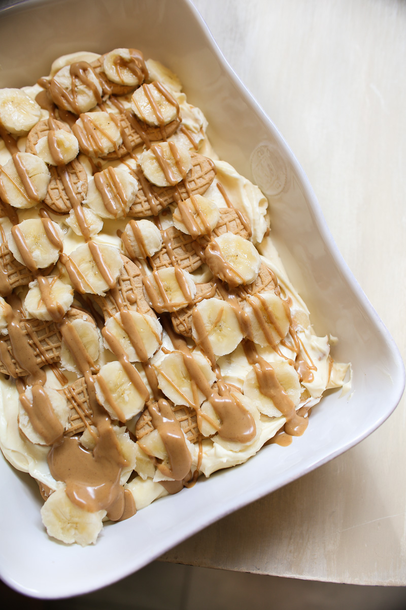 peanut butter banana pudding