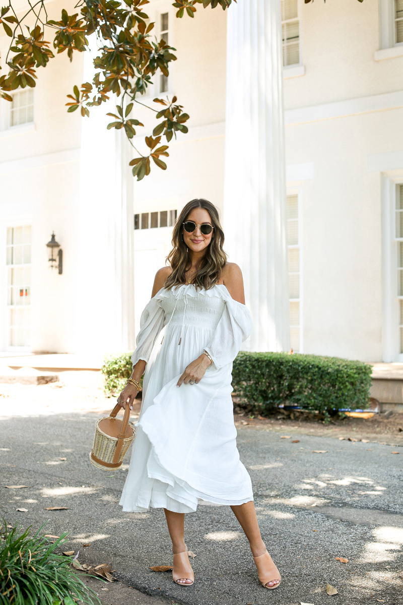 nude open toe mules