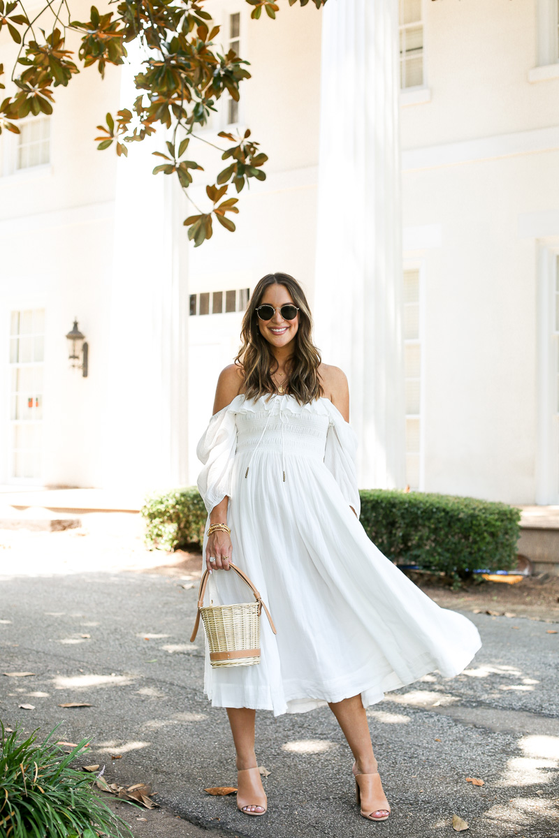 white sundress