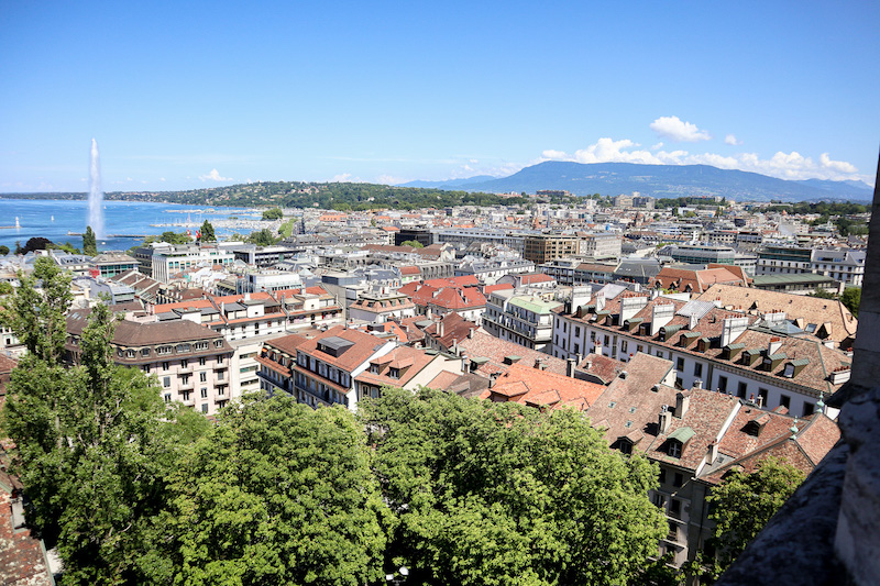 view from geneva church