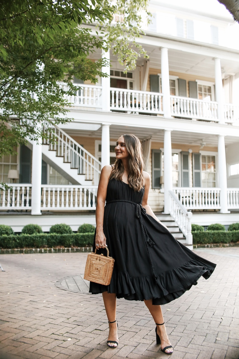 Black charleston hot sale dress