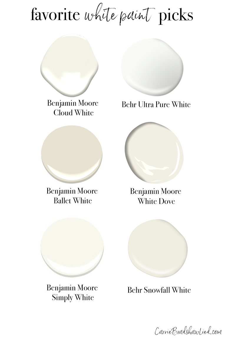 white paint favorites