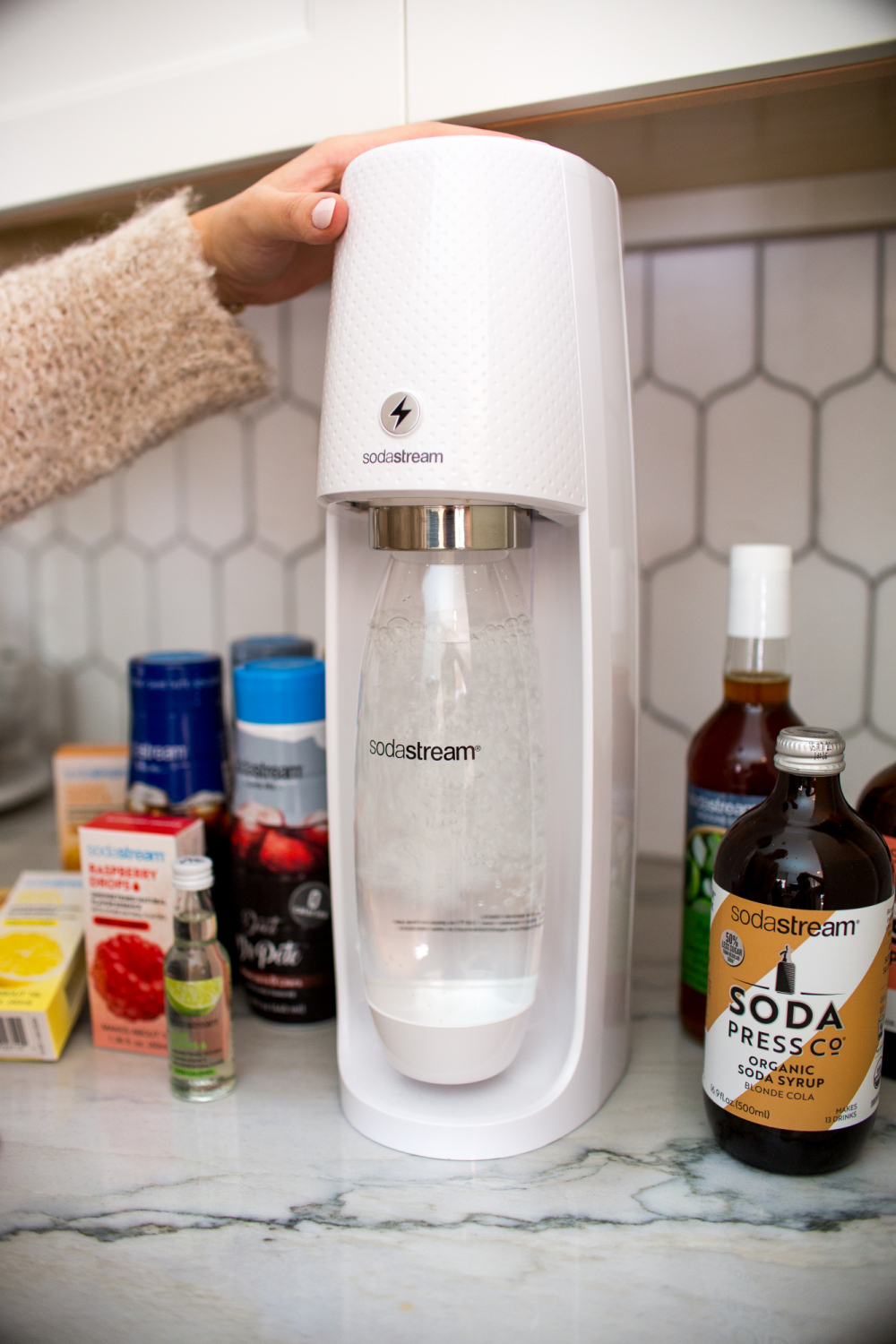 white sodastream