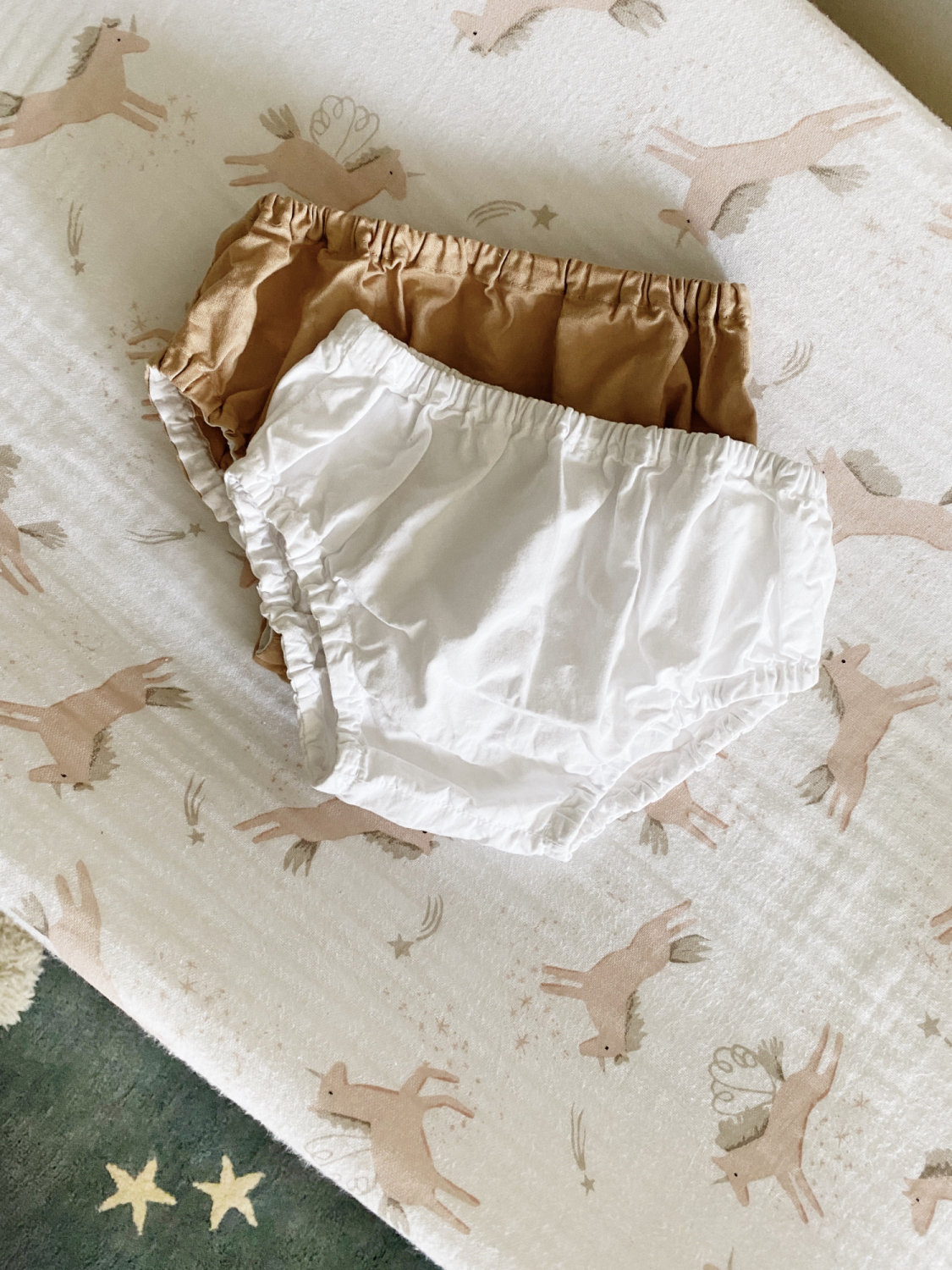 white diaper cover