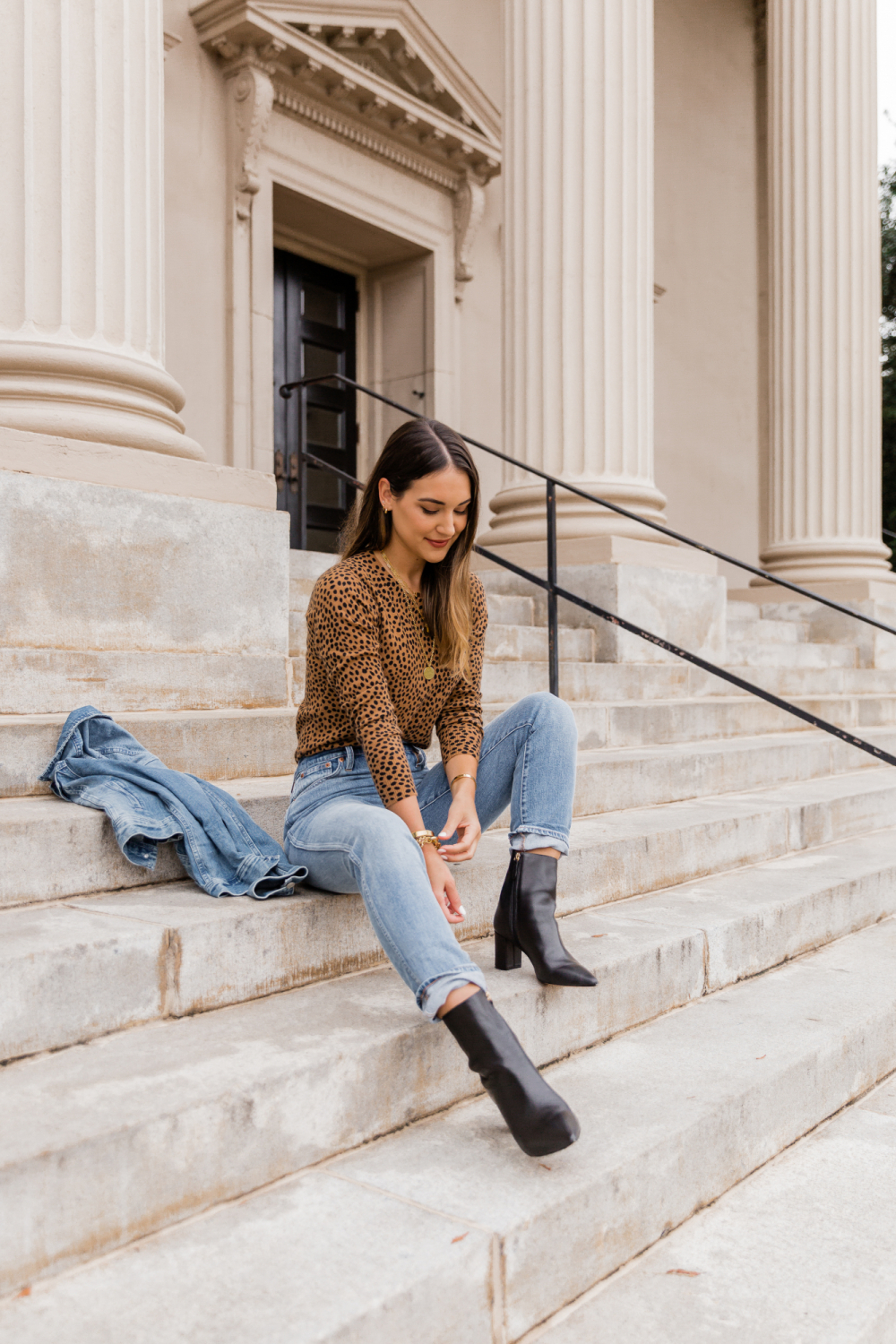 Leopard sweater outlet j crew