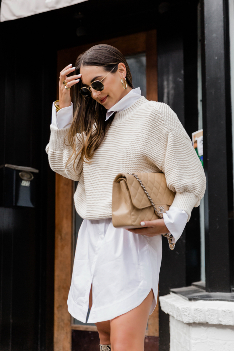 Styling Sweaters with Dresses