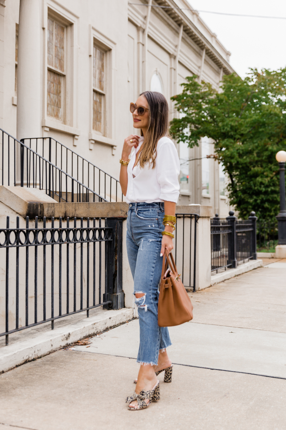 Loeffler randall leopard discount sandals