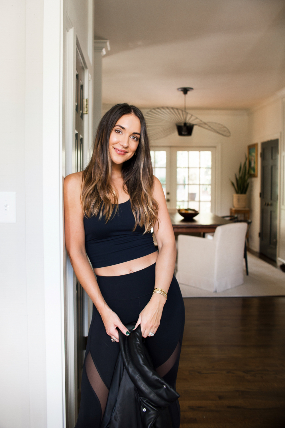 black crop top