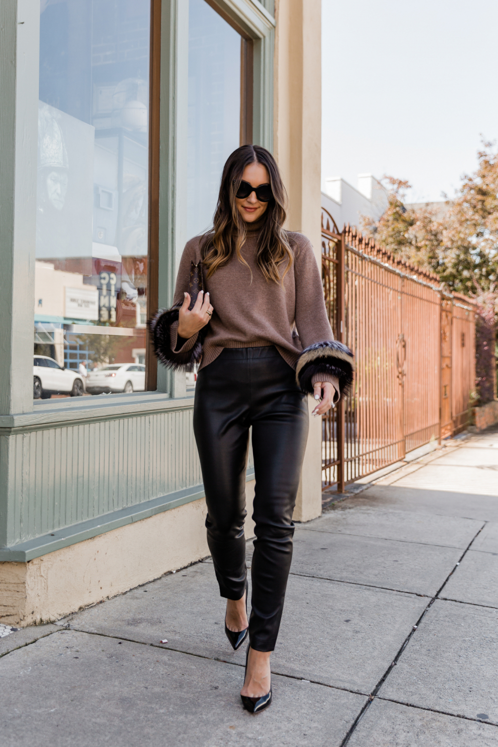 11 Brown leather pants ideas  brown leather pants, leather pants, leather  pants outfit