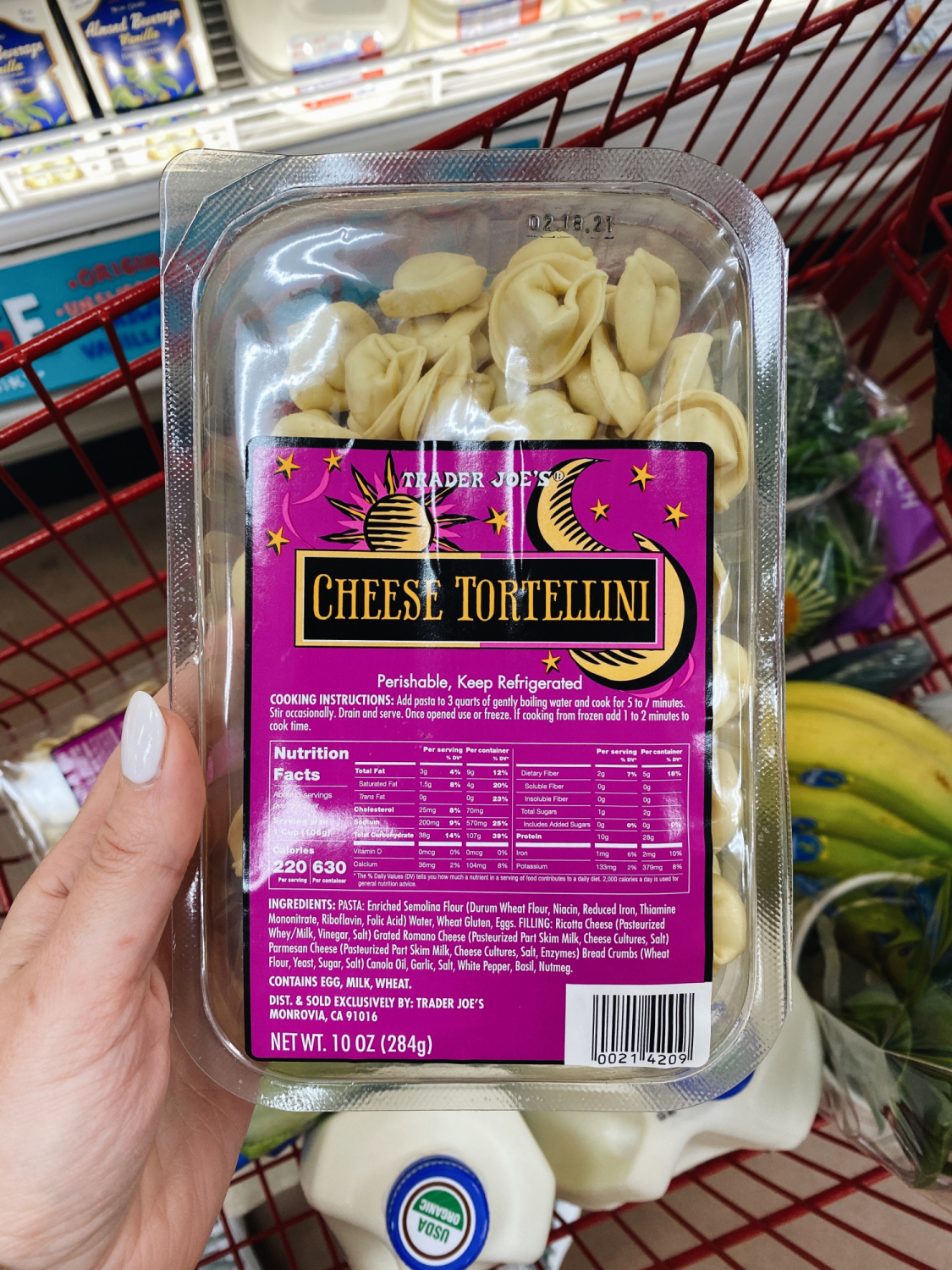 trader joes tortellini