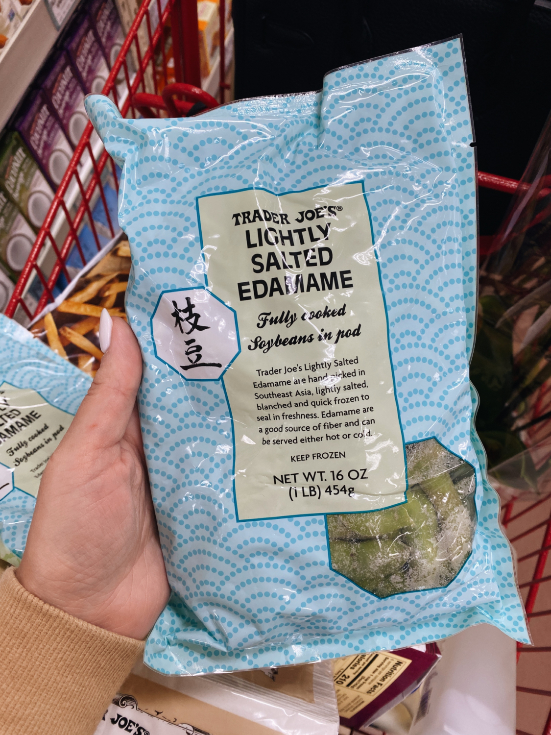 bagged edamame