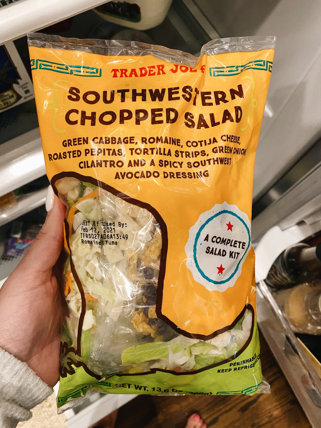 bagged chopped salad