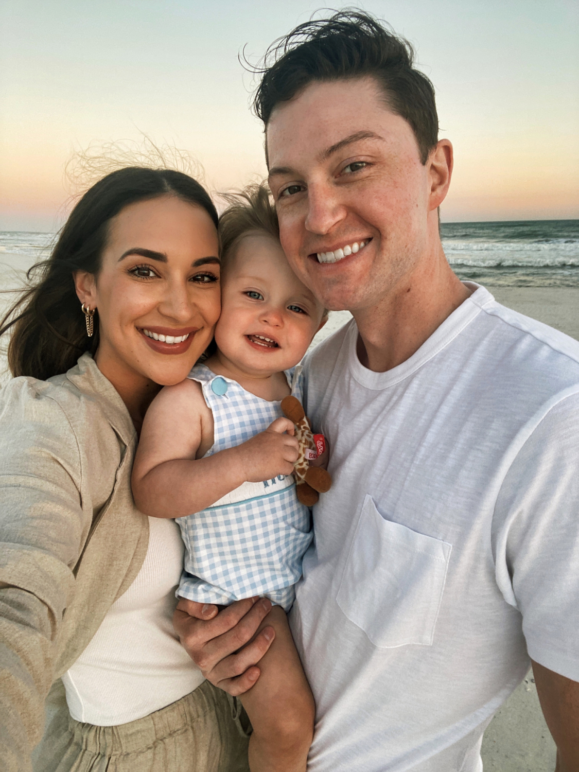 beach selfie