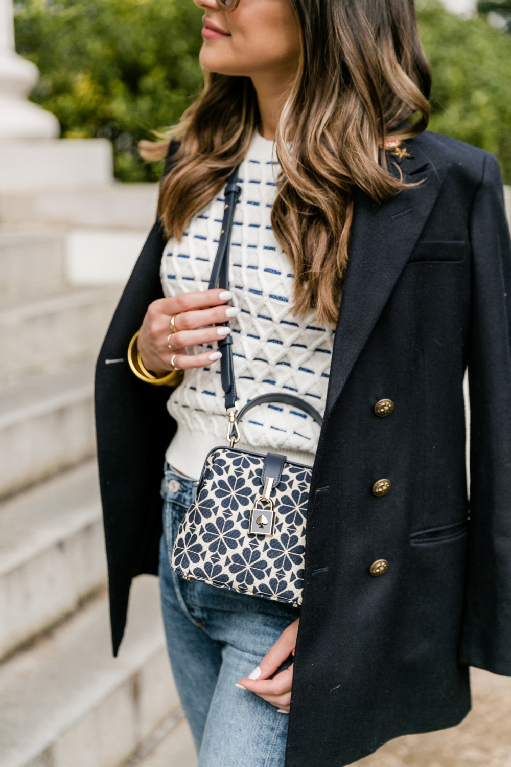 navy blazer