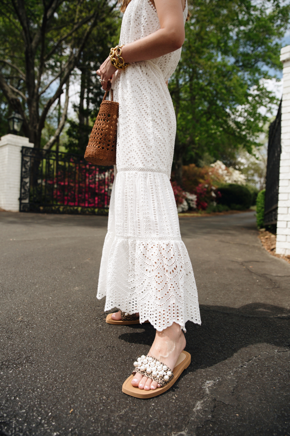 leopard sandals