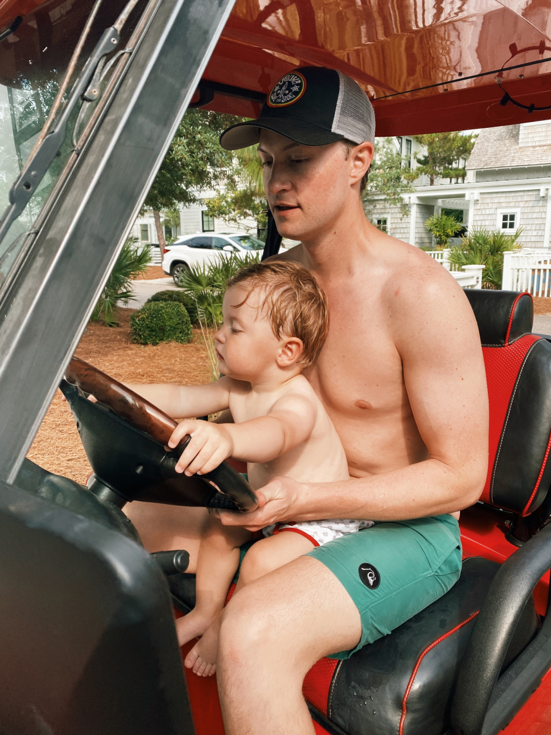 beach golf cart