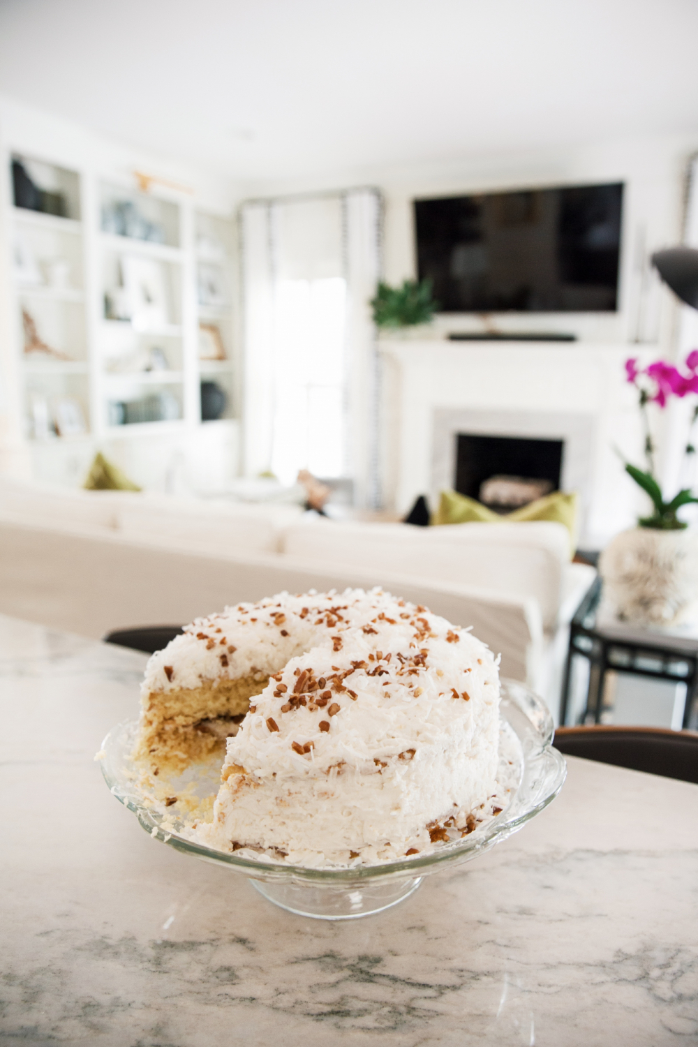 coconut birthday cake