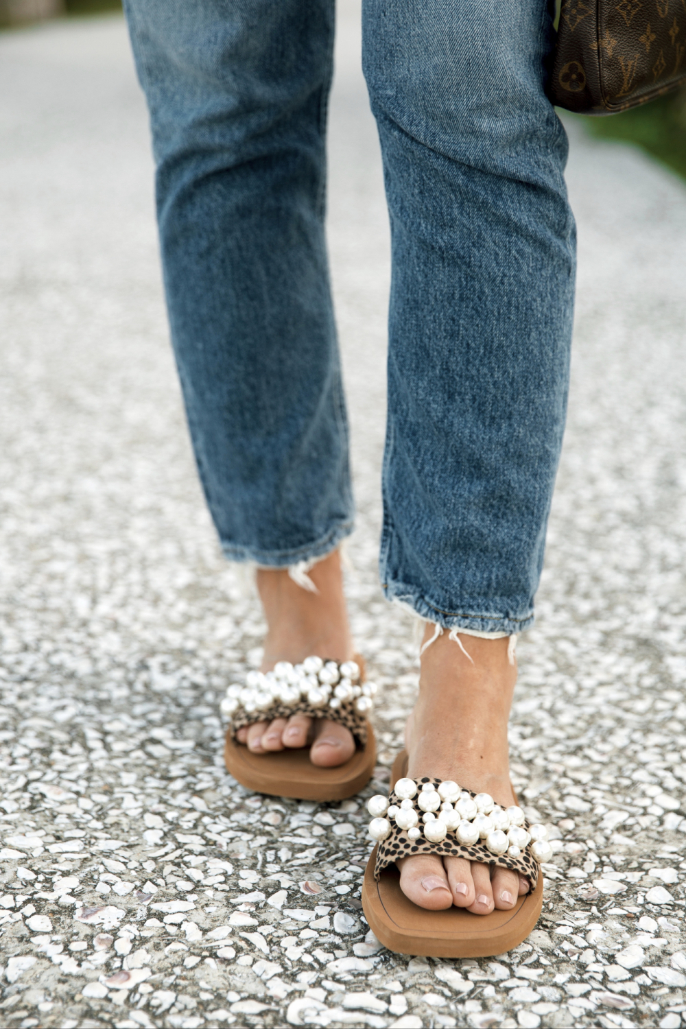 pearl sandals