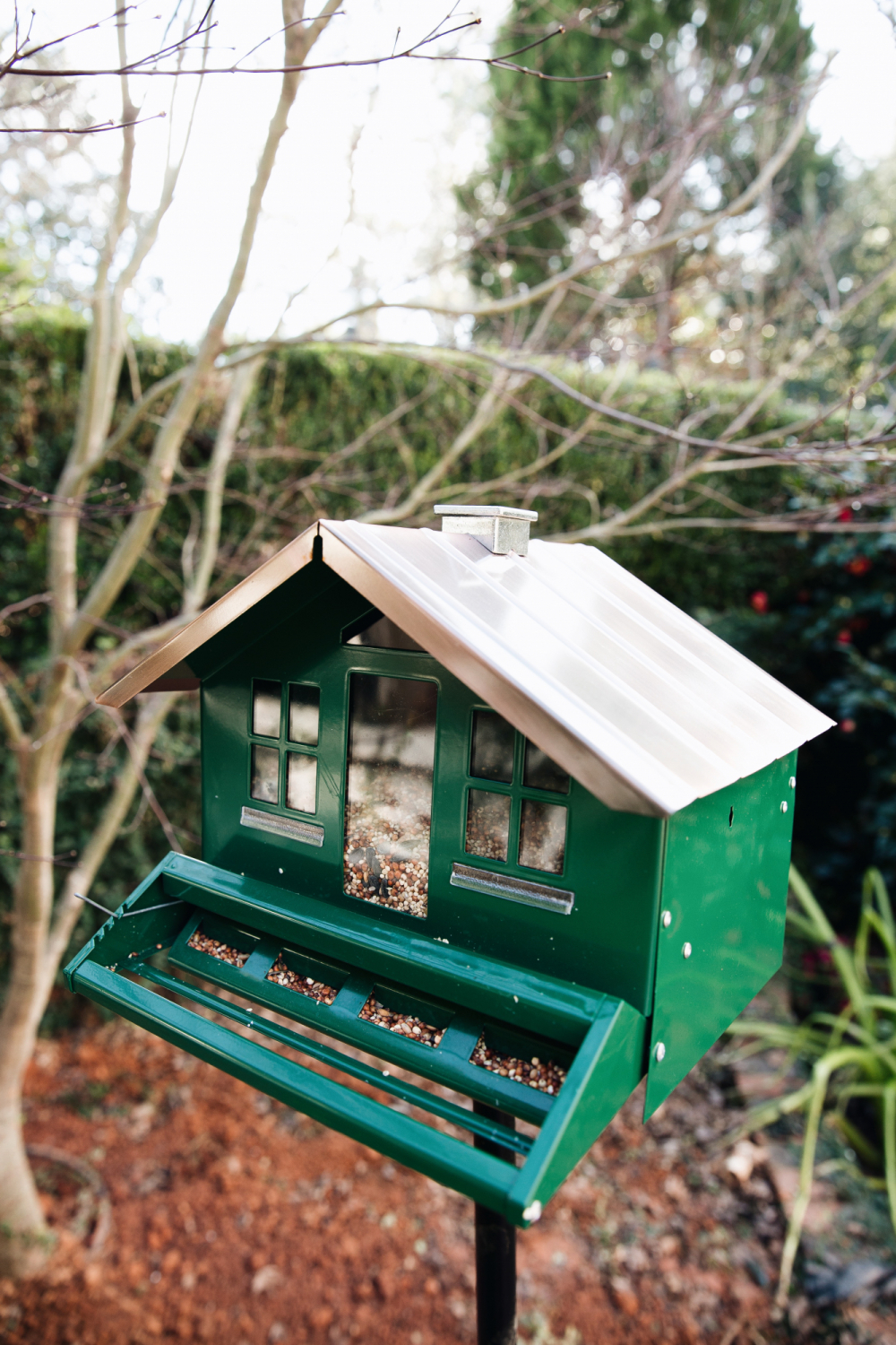 metal bird house