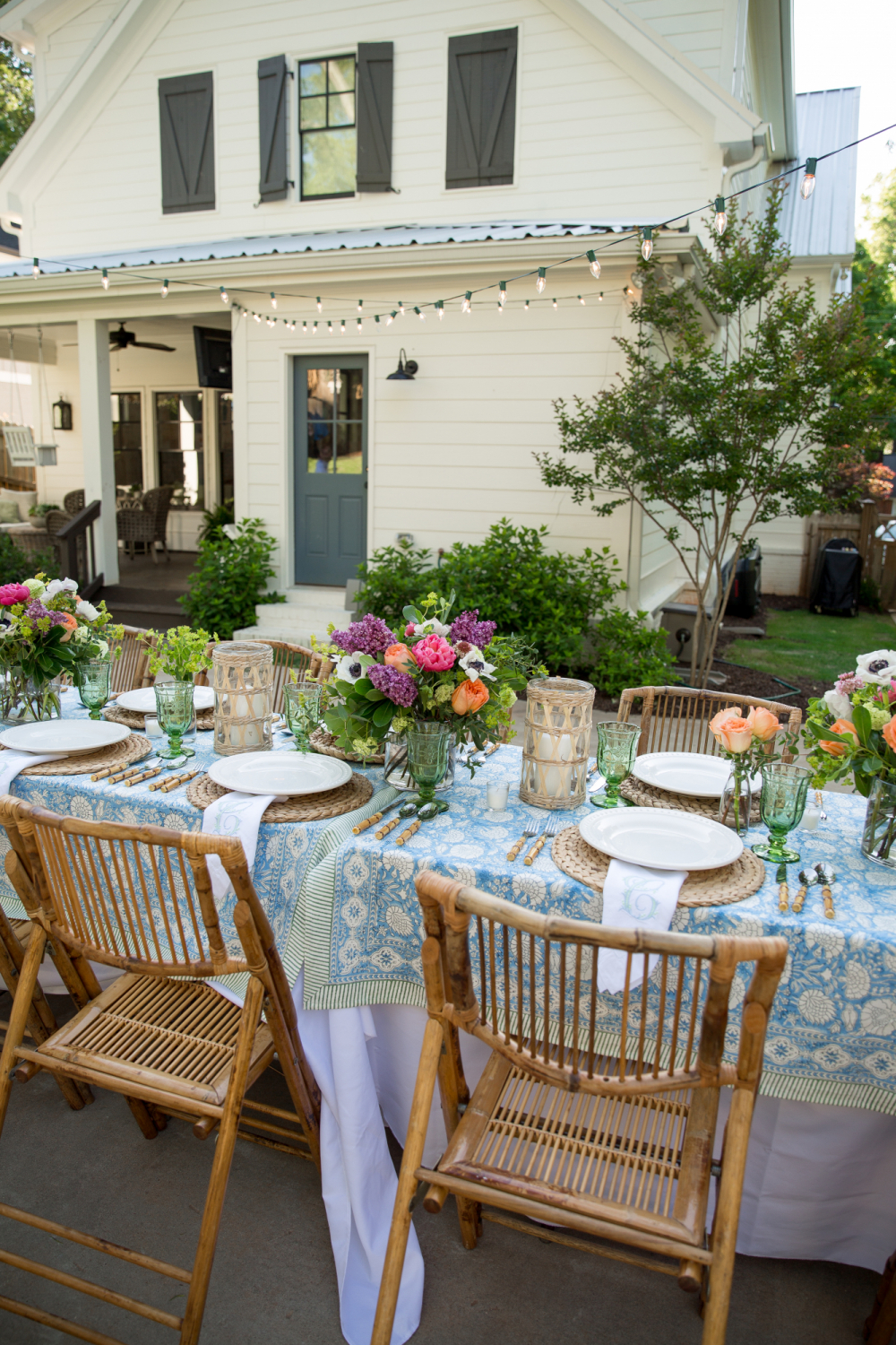 bamboo dining chairs