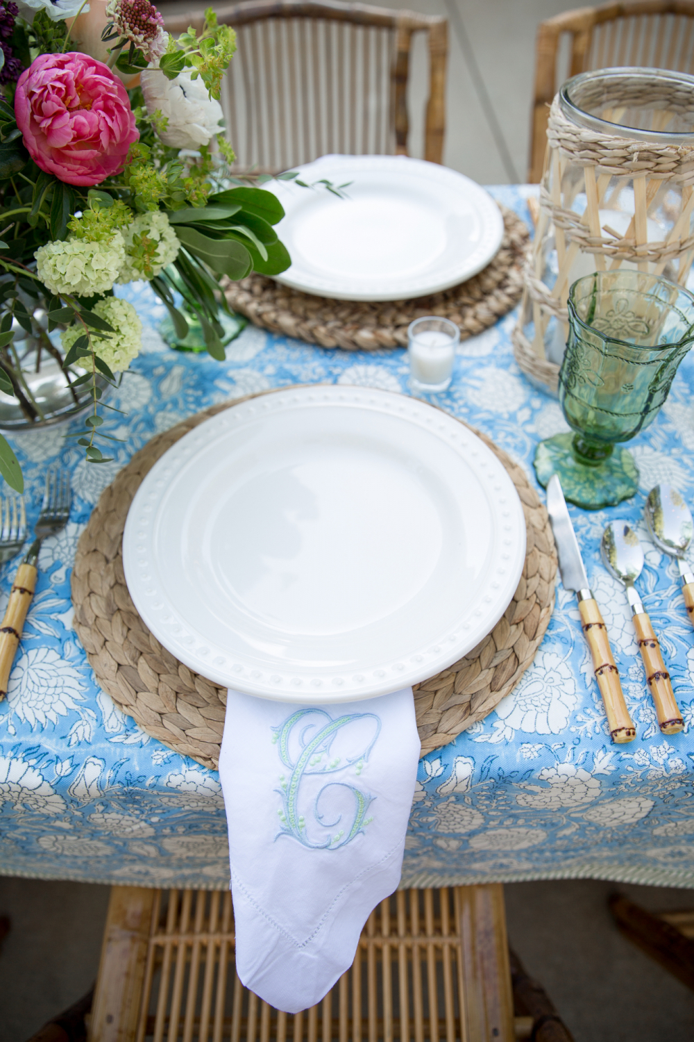 personalized linen napkins