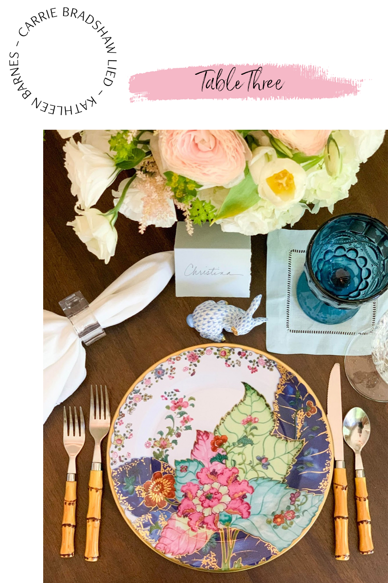 spring tablescape