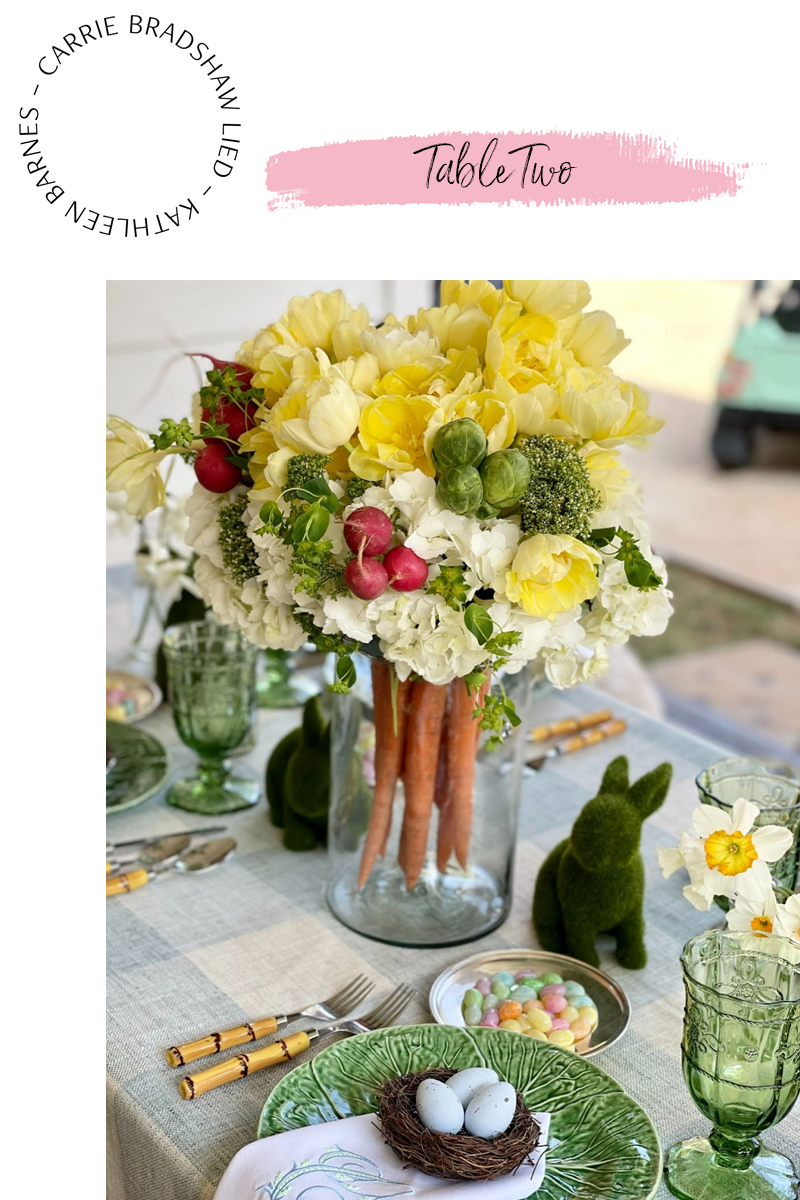 easter tablescape