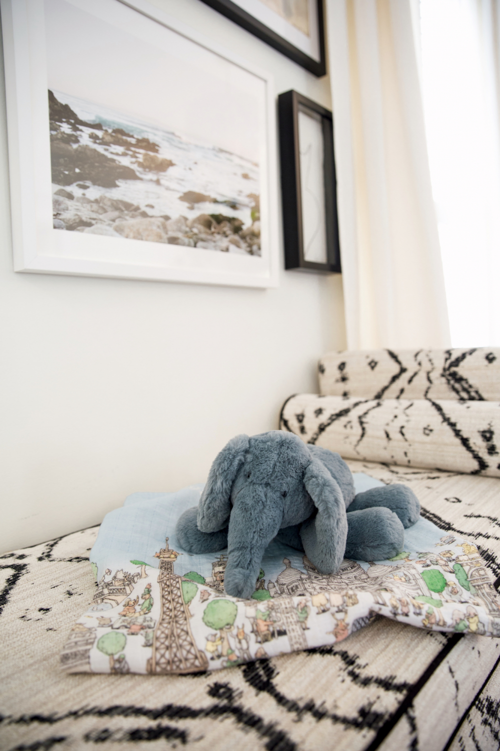 blue elephant stuffed animal