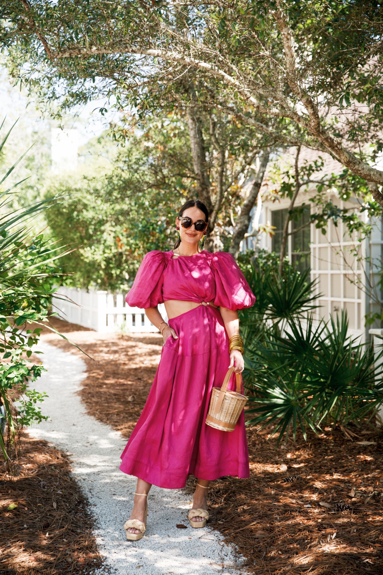 Pink Cutout Dress