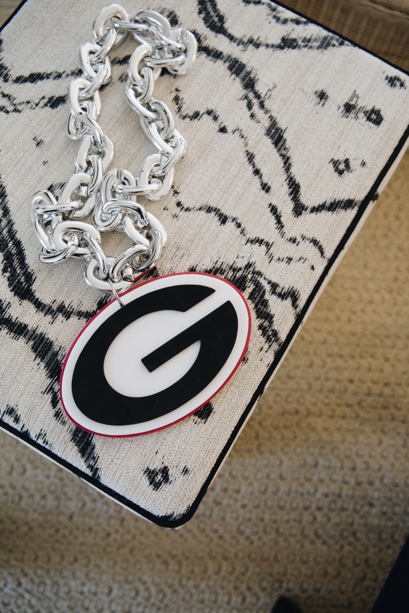 UGA chainlink necklace