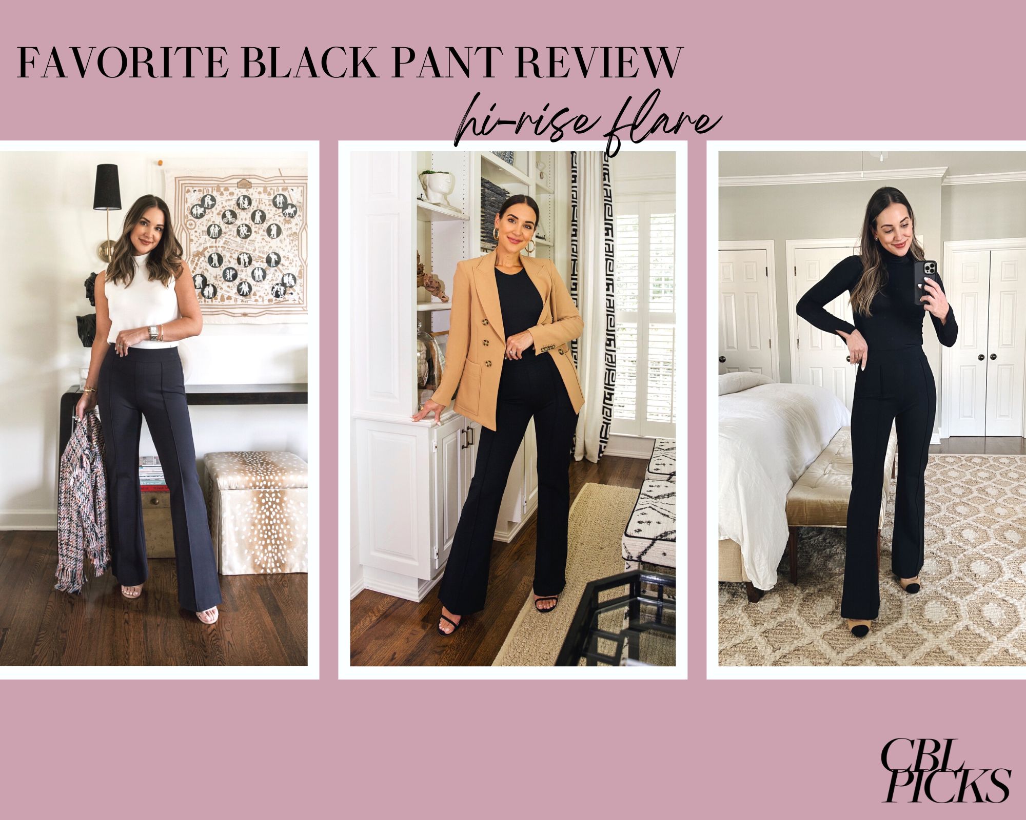 best black flare pant