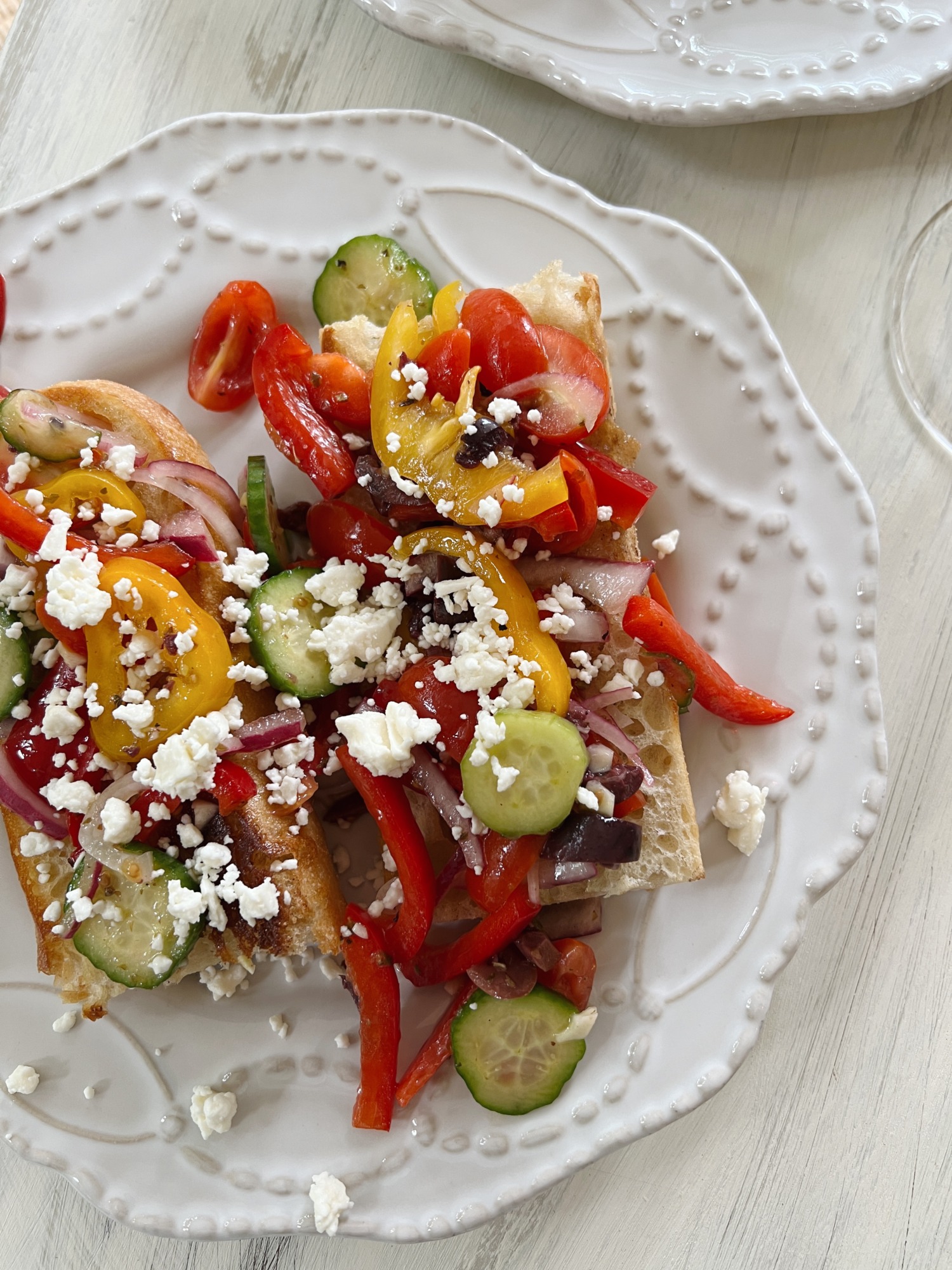 greek salad bread