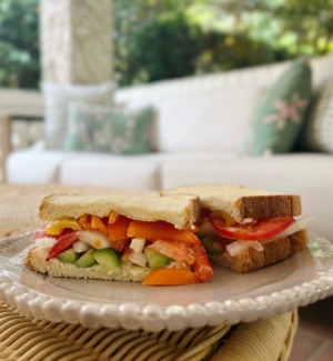 summer veggie sandwich
