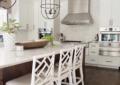 white kitchen stools