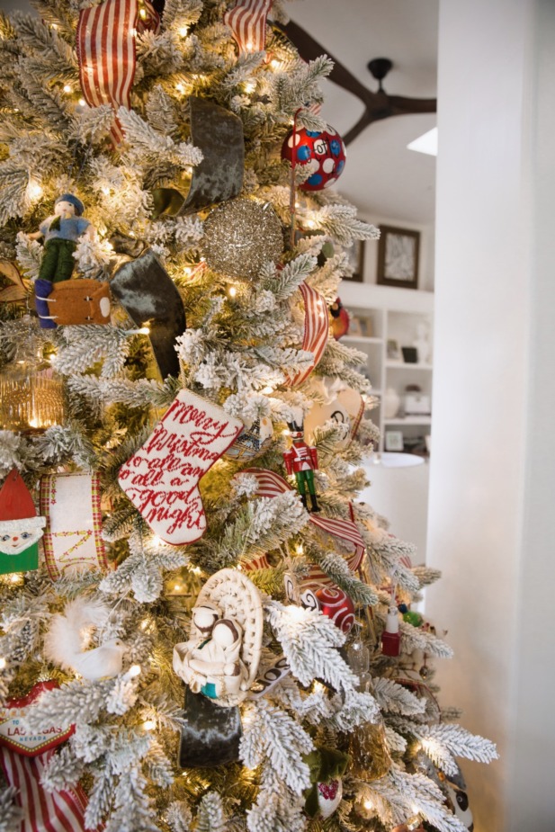 red bauble stocking