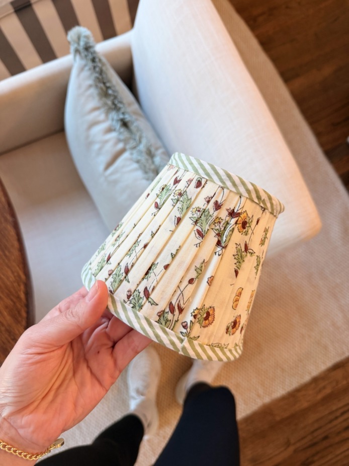 pleated chandelier lampshade