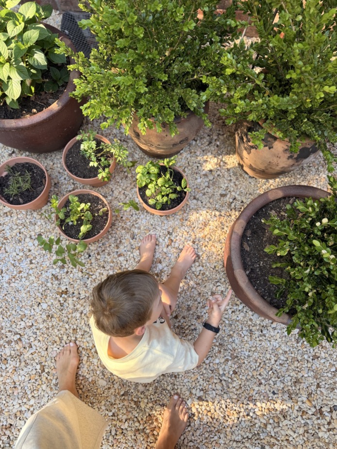 pea gravel garden