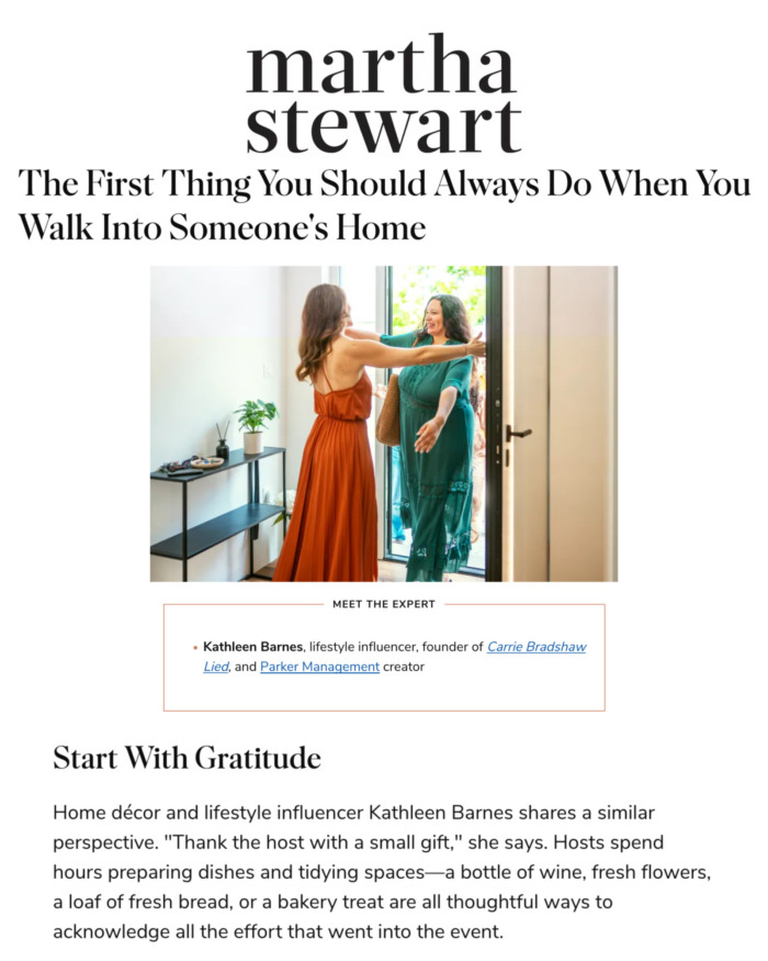 martha stewart